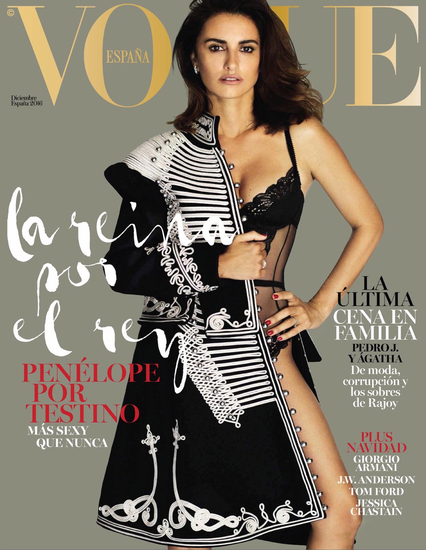 Пенелопа Крус в соблазнительной фотосессии для Vogue Spain (ФОТО)